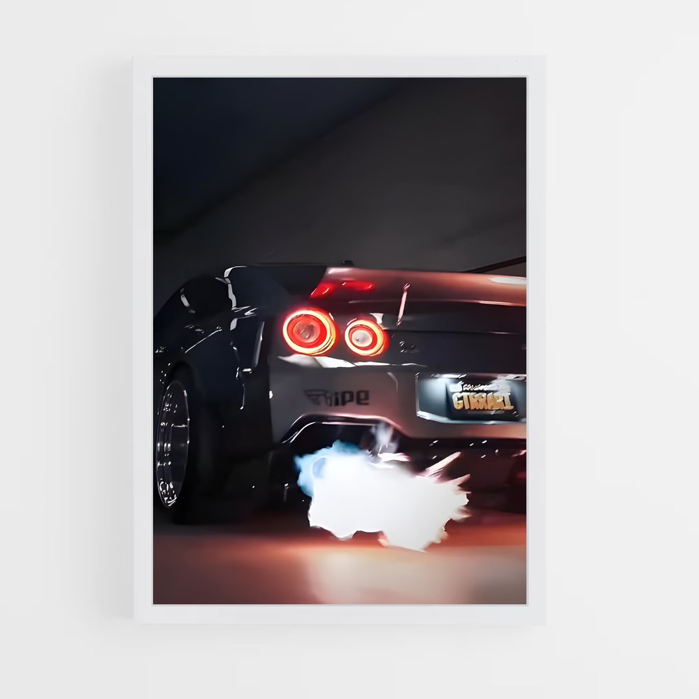 Poster raffiné R Gt-r – affiche Nissan (vue 3)